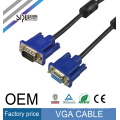 SIPU de alta calidad macho a macho vga cable 3 6 al por mayor monitor de cable vga mejores cables de video de la computadora